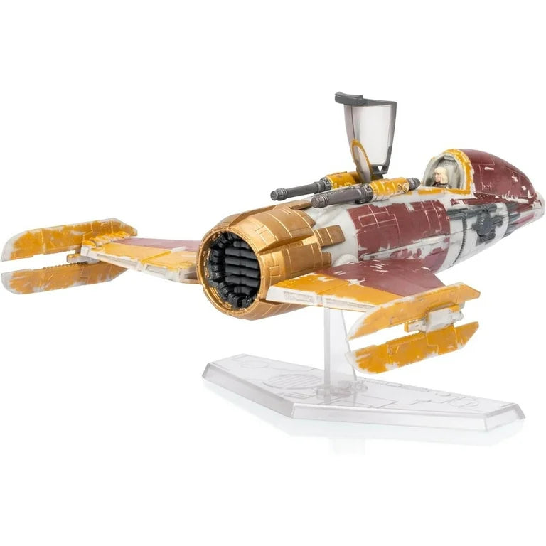 STAR WARS Micro Galaxy Squadron Fiend Fighter - 5 inch Vehicle with 1 inch Micro Figure Accessory