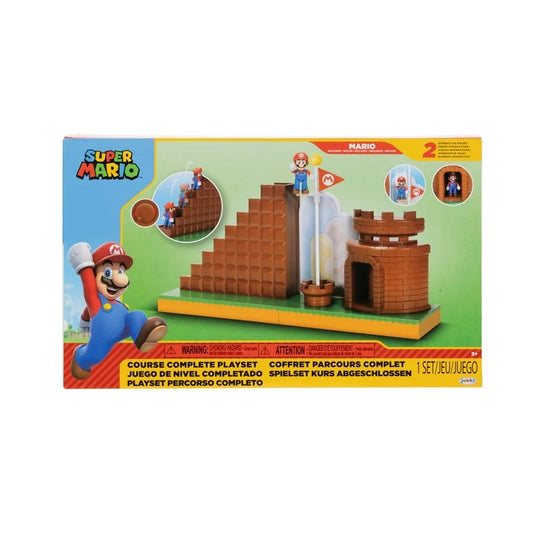 Nintendo Super Course Complete Playset Includes 2.5 inch Mario Action Figure
