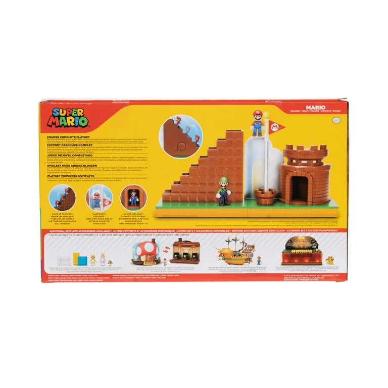 Nintendo Super Course Complete Playset Includes 2.5 inch Mario Action Figure