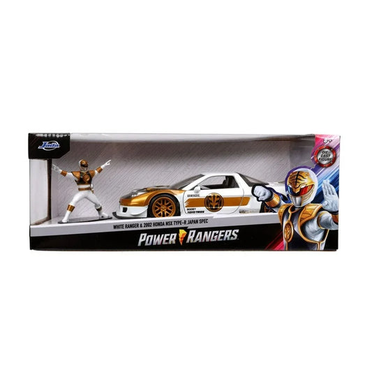 2002 Honda NSX Type-R Japan Spec with Power Rangers Ranger figure, Power Rangers - Jada Toys 32795