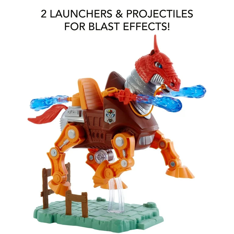 Masters of the Universe Origins Stridor Action Figure Toy Robot Horse, MOTU Collectible