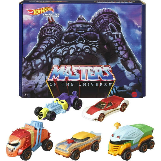 Hot Wheels Masters of the Universe Character Cars 5-Pack, Set of 5