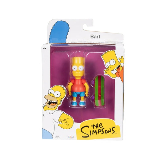 The Simpsons 5 inch Bart Simpson Action Figure with Skateboard Accessory
