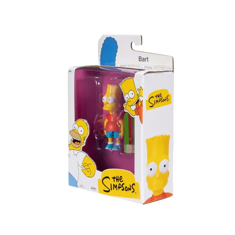 The Simpsons 5 inch Bart Simpson Action Figure with Skateboard Accessory