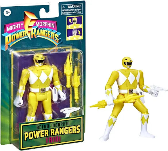 Mighty Morphin Power Rangers - Retro-Morphin Power Rangers - Yellow Ranger Trini Action Figure