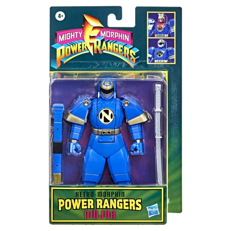 Power Rangers: Mighty Morphin Retro-Morphin Ninjor Toy Action Figure (6”)
