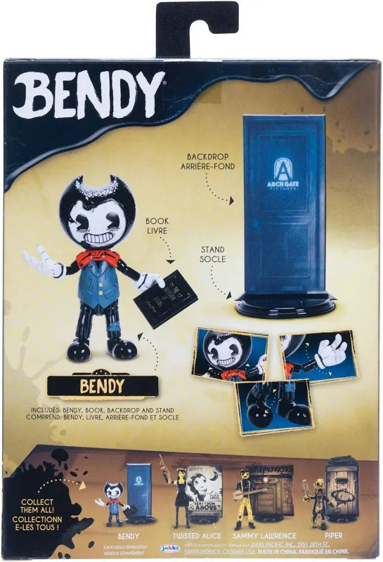 Bendy and the Ink Machine 5 inch Articulated Bendy Action Figure with Book Accessory