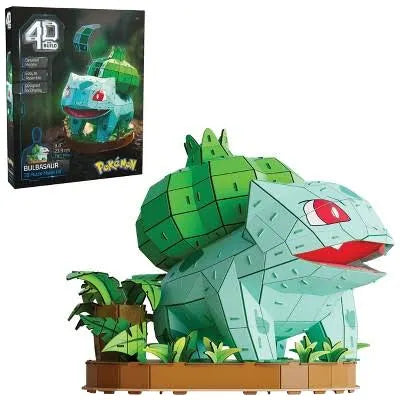 4D Build Pokémon Bulbasaur 3D Model Kit, 195 Pieces