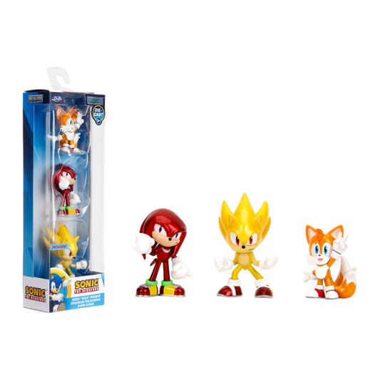 Sonic The Hedgehog - 2.5" Metalfigs Diecast 3-Pack (Action Figure)