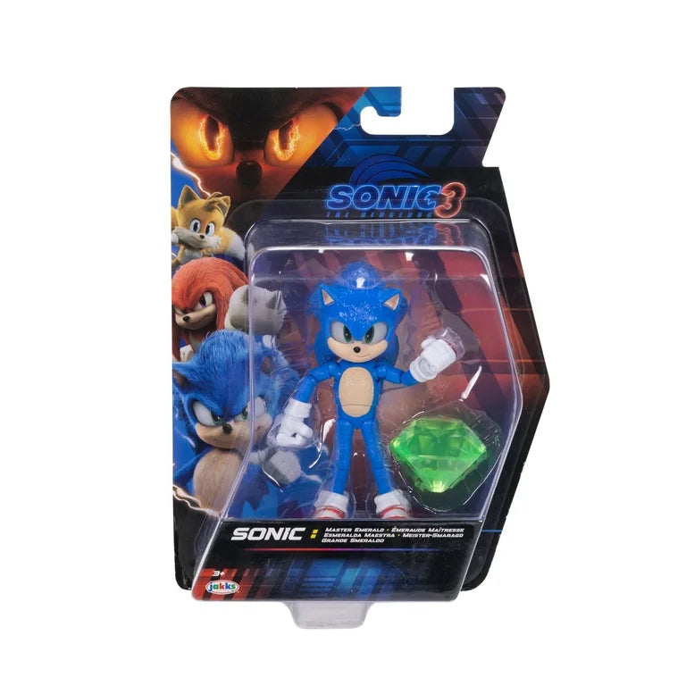 Sonic 3 5" Sonic Figure With Emerald