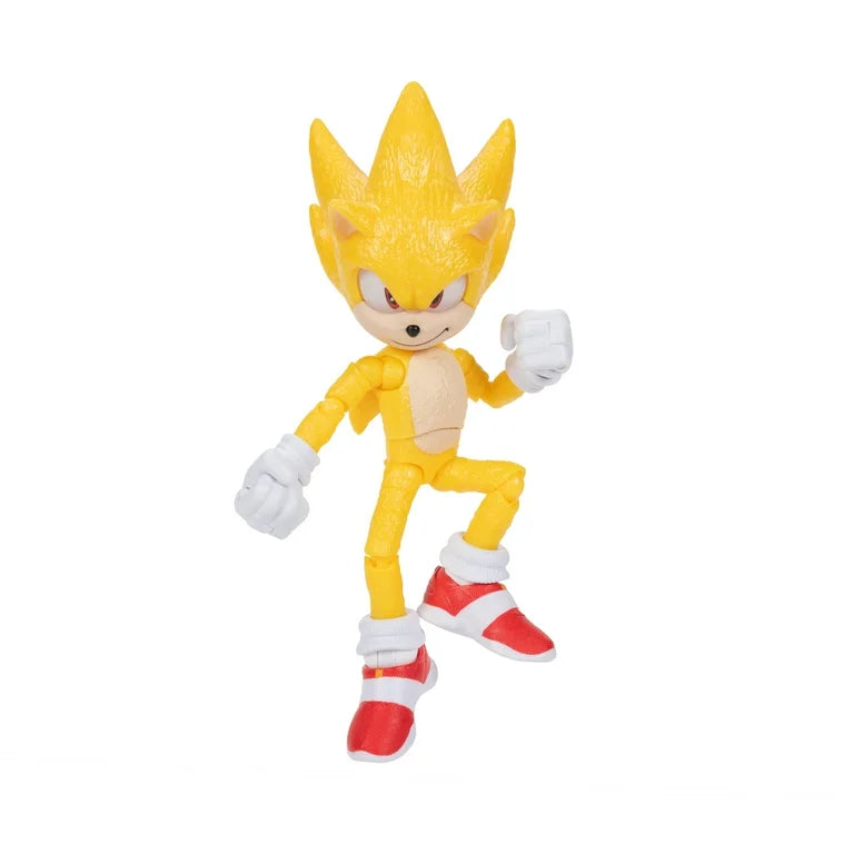 Sonic The Hedgehog 3 Movie 5 inch Super Sonic Action Figure 20 Points of Articulation