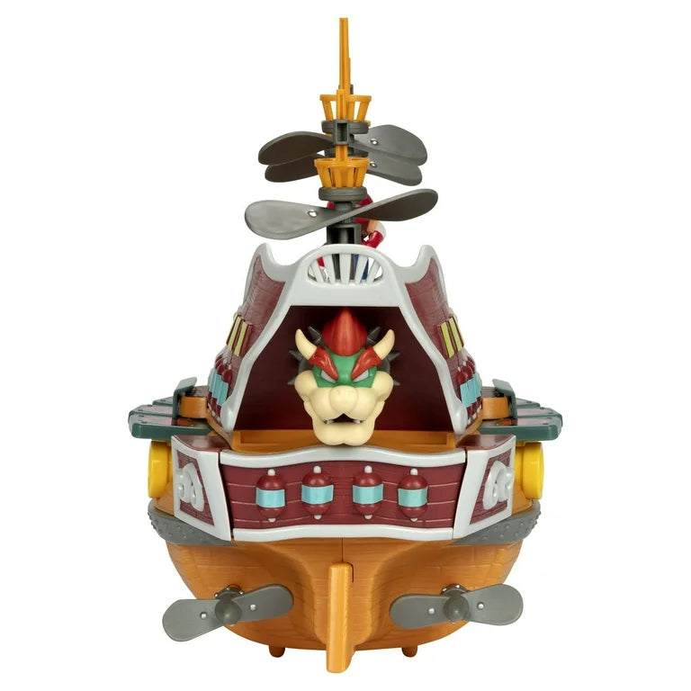 Nintendo Super Mario Deluxe Bowsers Airship 2.5 inch Action Figure Playset