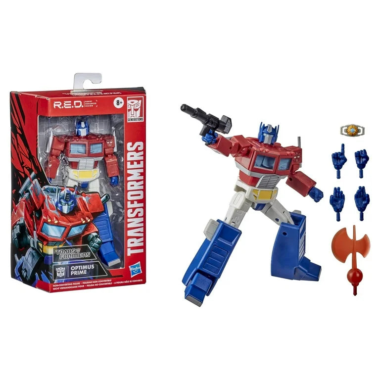Transformers R.E.D Optimus Prime Action Prime Figure