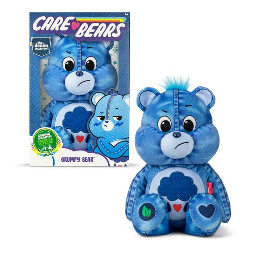 Care Bears 14" Grumpy Bear Plush - NEW Denim Design - Blue