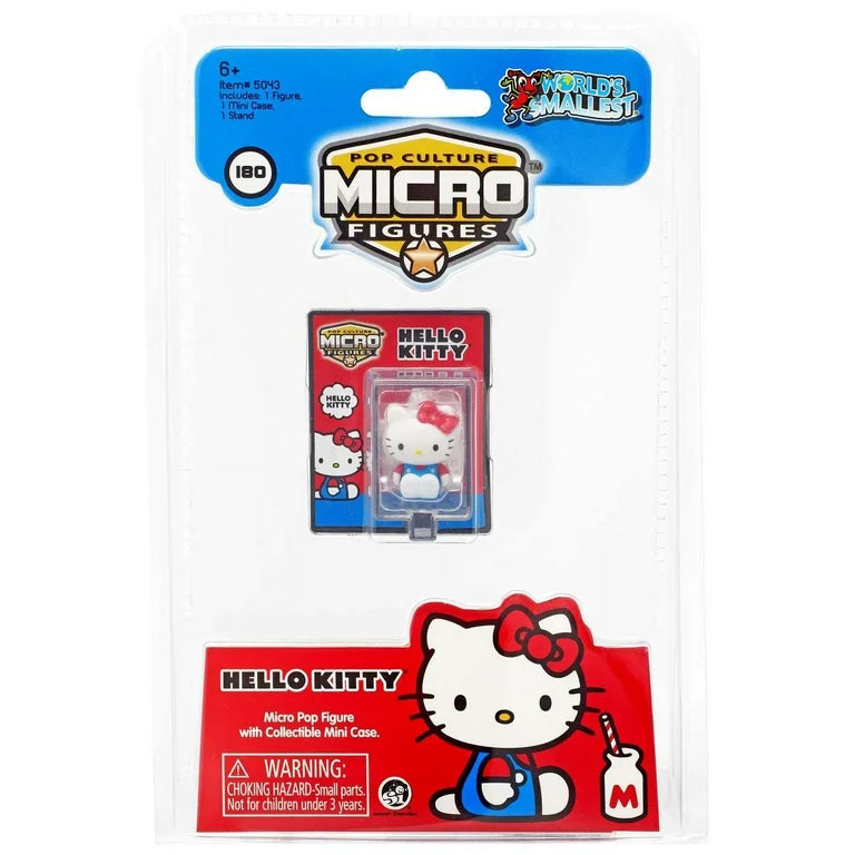 Super Impulse World’s Smallest Figures Hello Kitty Micro Figure 5 Stars No Batteries