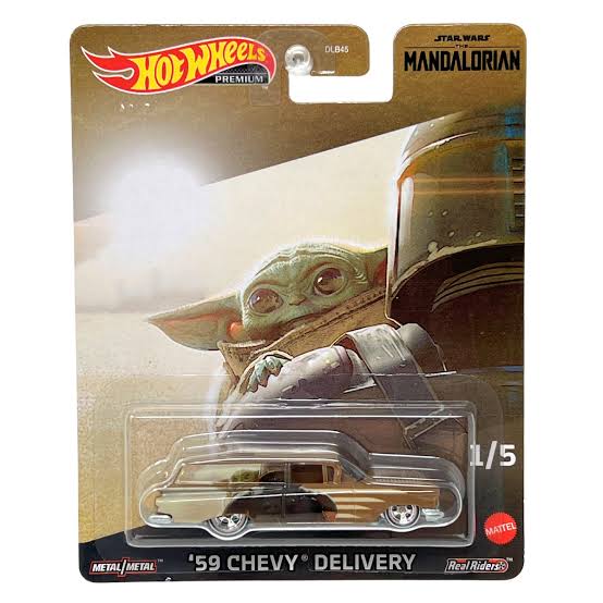 Star Wars, the Mandalorian hot wheels premium 59 Chevy delivery