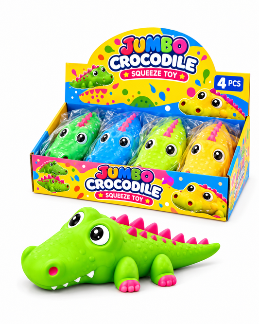 Jumbo crocodile squishy