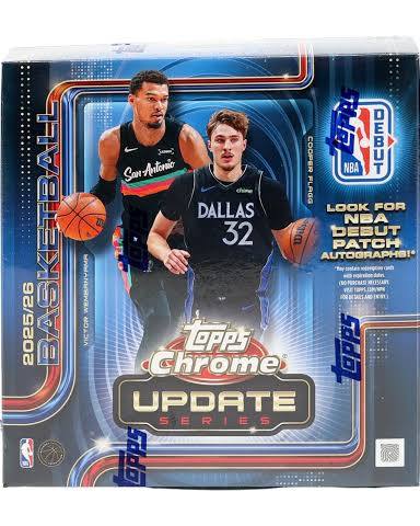 2025/26 Topps Chrome Update Series Basketball Mega Box