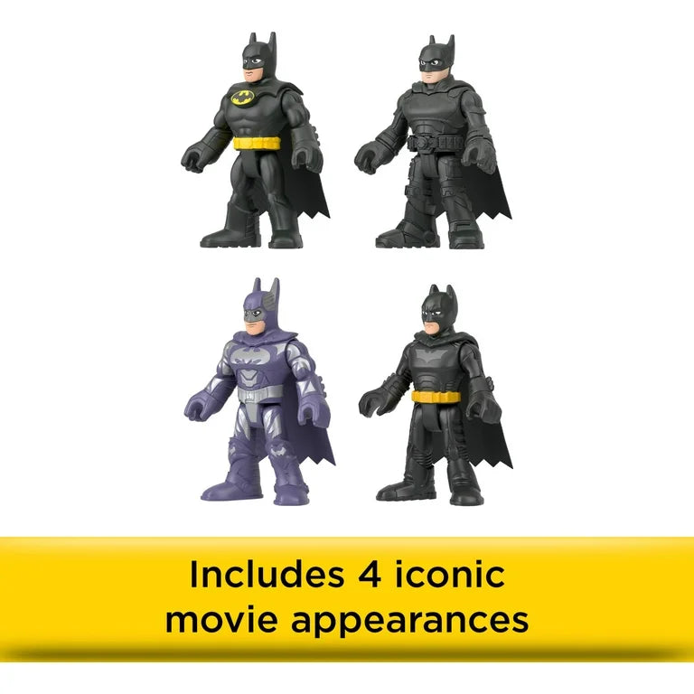 Fisher-Price Imaginext DC Super Friends Batman Toys 85th Anniversary Collection Movie Figure Set for Adult Fans & Preschool Kids