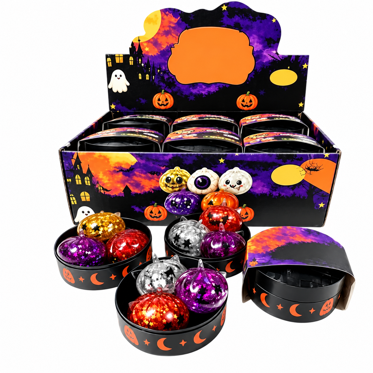 Halloween 3 pack mini mystery dumplings squishy