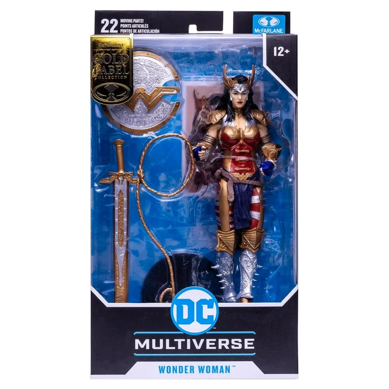 DC Multiverse Wonder Woman by Todd McFarlane Action Figure Gold Label 7"