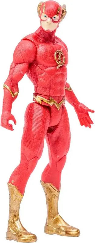 DC flashpoint page puncture the flash comic book with figure