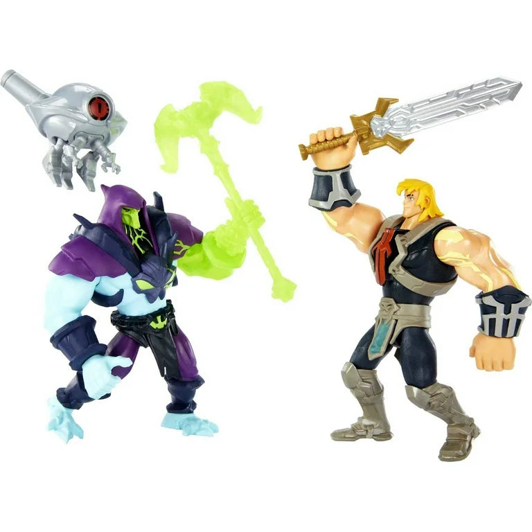 He-Man and The Masters of the Universe Battle for Eternia 2-Pack of MOTU Action Figure Toys