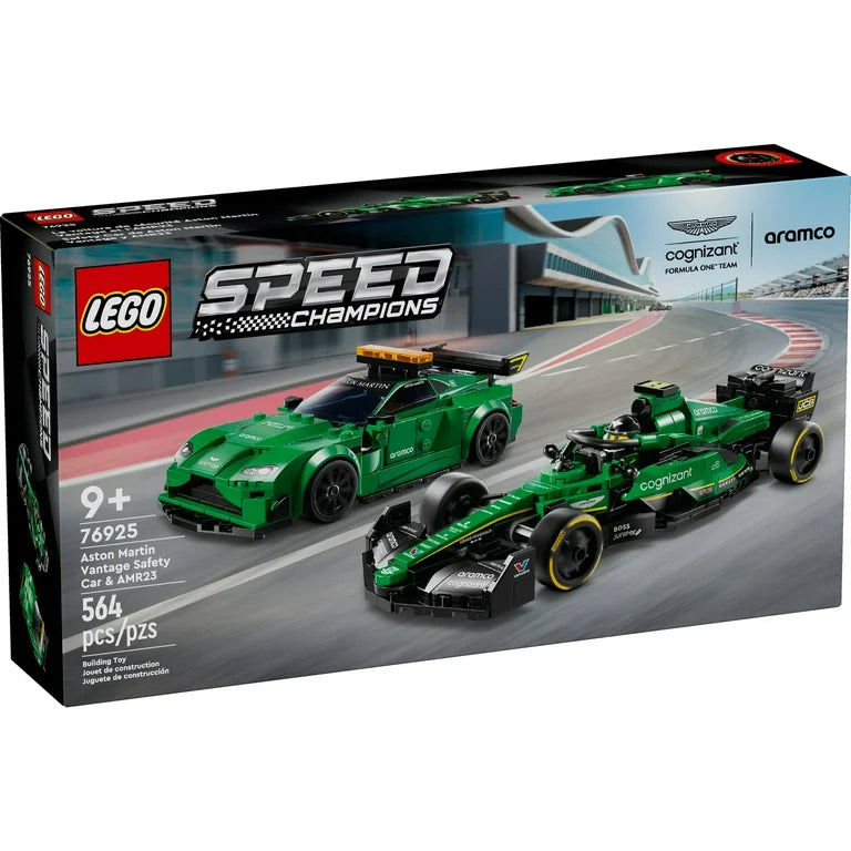 Lego speed champions, Aston Martin, vantage safety car and AMR 23 ￼