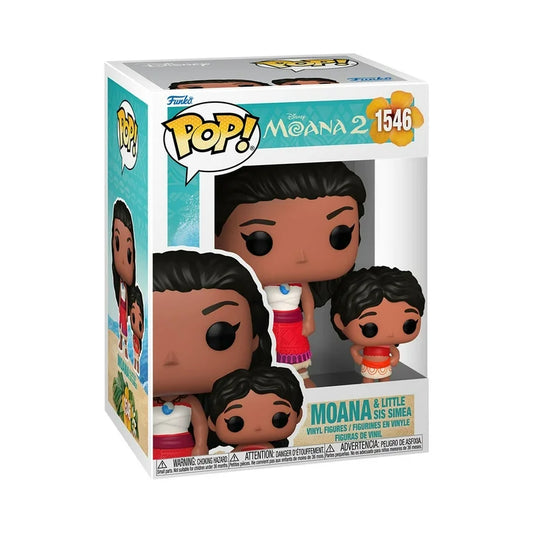 Funko pop Disney Moana, two Moana and little sis simea 1546 ￼