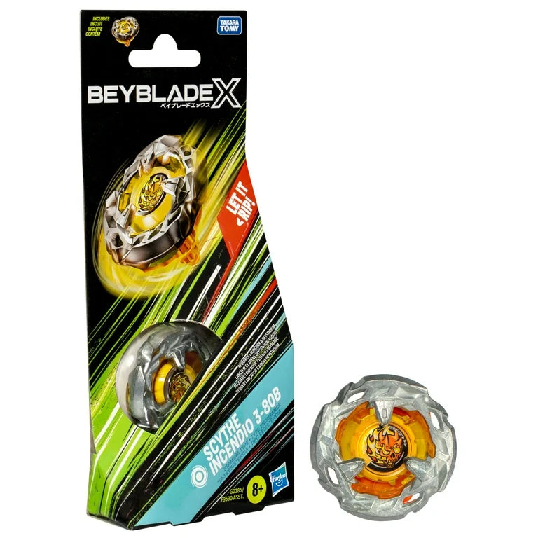 Beyblade x scythe incendio 3-80b