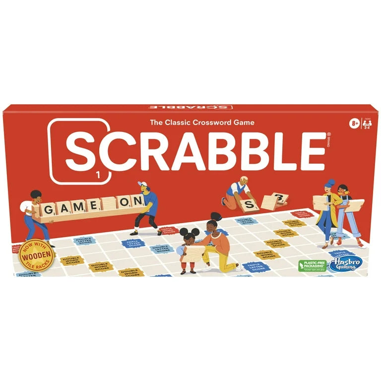 Scrabble Board Game, Fun Family Game for 2-4 Players