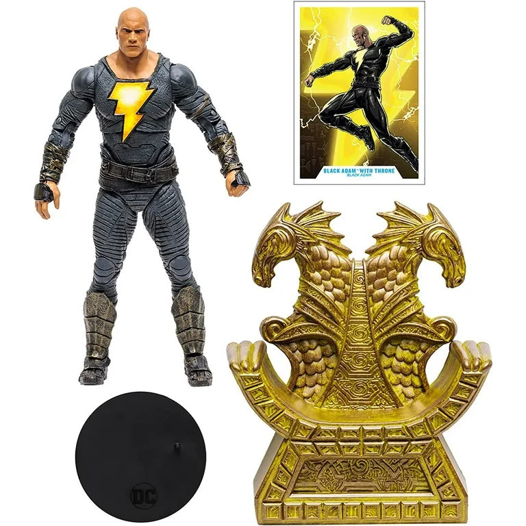 McFarlane DC Multiverse Black Adam Action Figure (with Throne)
