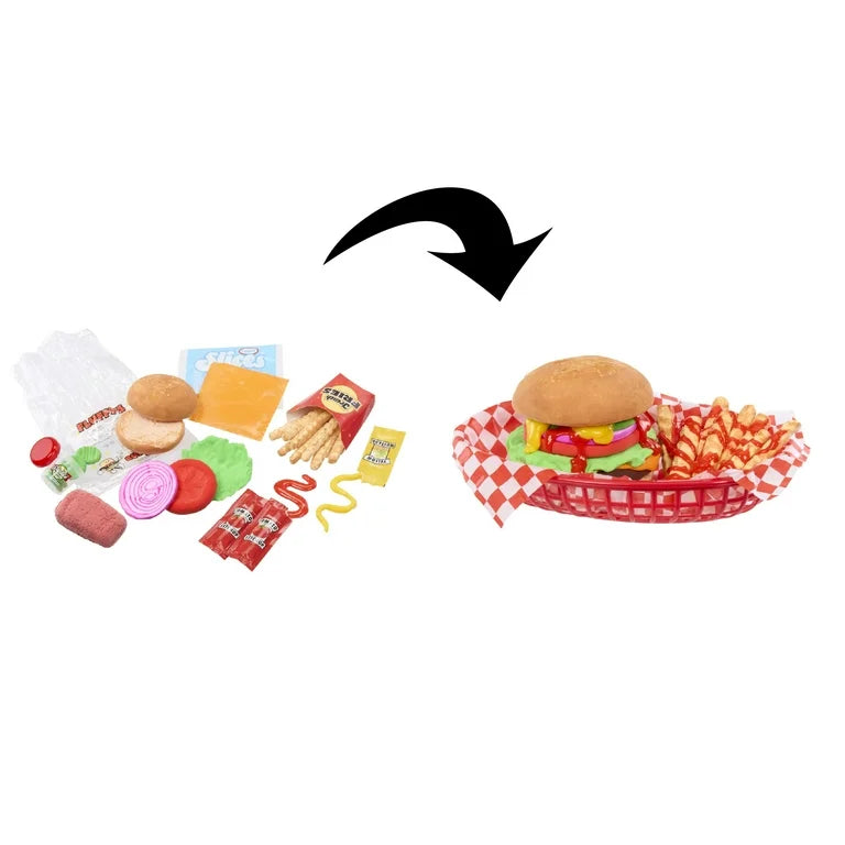 Slime Life Cheeseburger DIY Slime Kit, Make, Smash, and Stretch Your Food, Ages 8+
