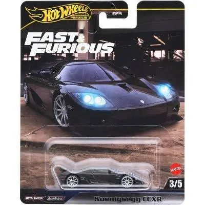 Fast and furious, hot wheels Koenigsegg CCXR 3/5