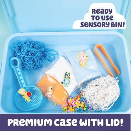 Bluey seek and find sensory bin