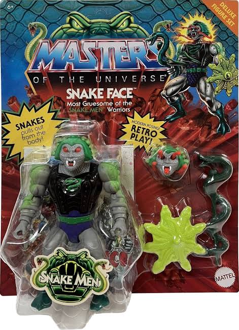 MASTERS OF THE UNIVERSE SNAKE FACE