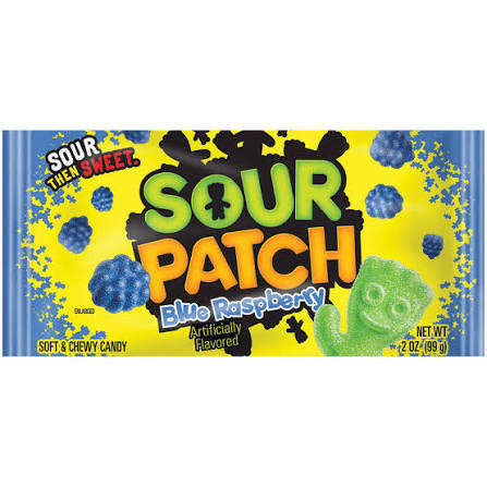 Sour Patch Kids Blue Rasberry Candy