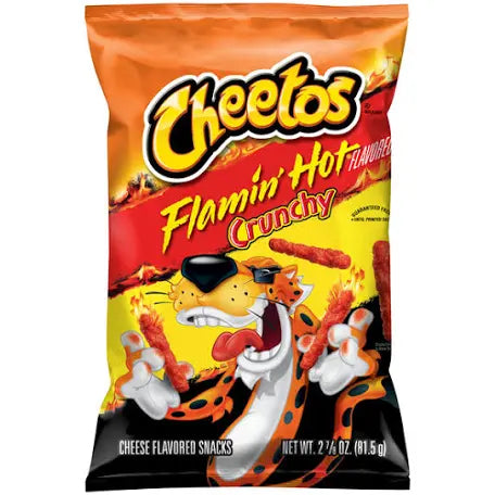 Cheetos Flamin Hot Crunchy ￼ Chips