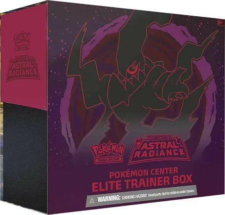 Pokémon Center Exclusive Elite Trainer Box from the Sword & Shield—Astral Radiance expansion