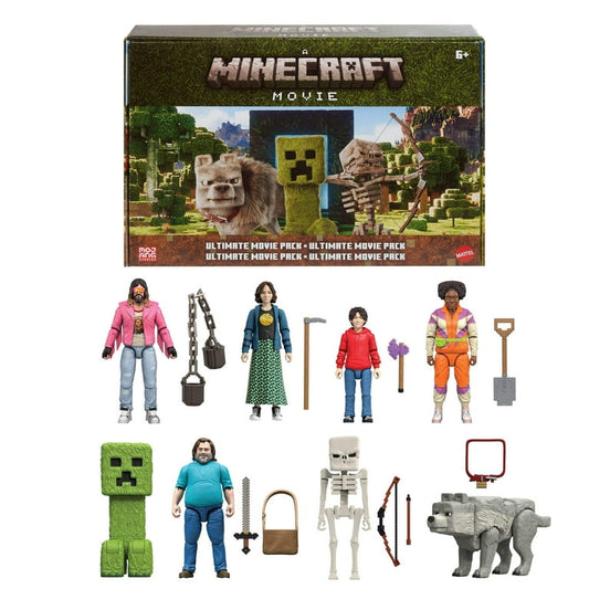 Mattel Minecraft Movie Ultimate Movie Pack action figure set