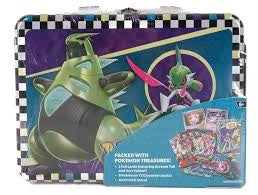 Pokémon TCG: 2024 Collector Chest Tin Lunch Box featuring Iron Valiant and Scream