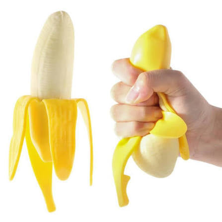 Peelable banana squishy