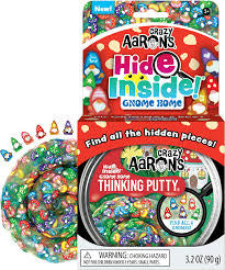 CRAZY AARONS: THINKING PUTTY - HIDE INSIDE! GNOME HOME