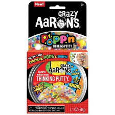 Crazy Aaron's Poke 'n Dots Popp'n Thinking Putty tin