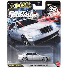 Hot Wheels Premium Fast & Furious 25th Anniversary Mercedes-Benz 500 SEL diecast