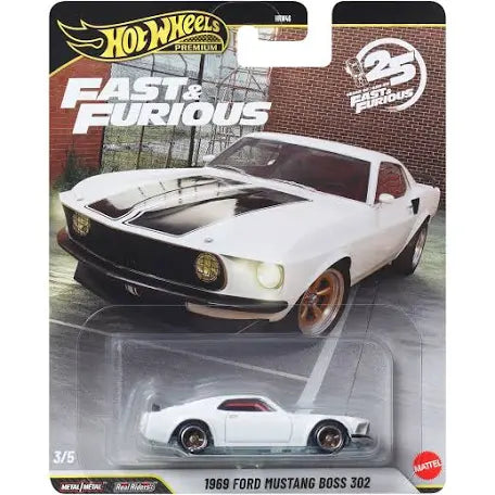 Hot Wheels Premium 1:64 scale die-cast vehicles from the Fast & Furious collection