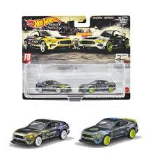 Hot Wheels Premium 2-pack featuring a '20 and '21 Ford Mustang RTR Spec 5