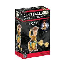 BePuzzled 3D Crystal Puzzle featuring Pixar's Toy Story Woody character.
