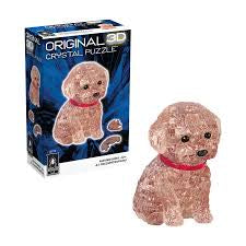 BePuzzled 3D Crystal Puzzle featuring a poodle