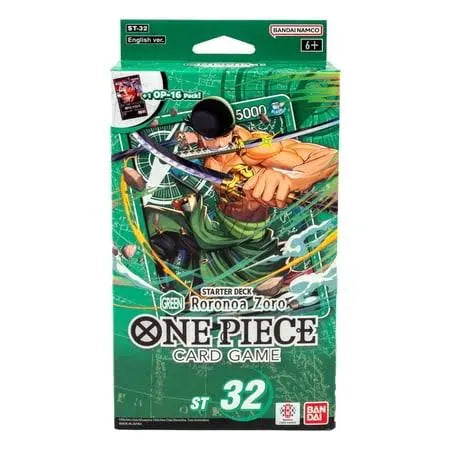 One Piece Card Game Starter Deck: Green Roronoa Zoro (ST-32)